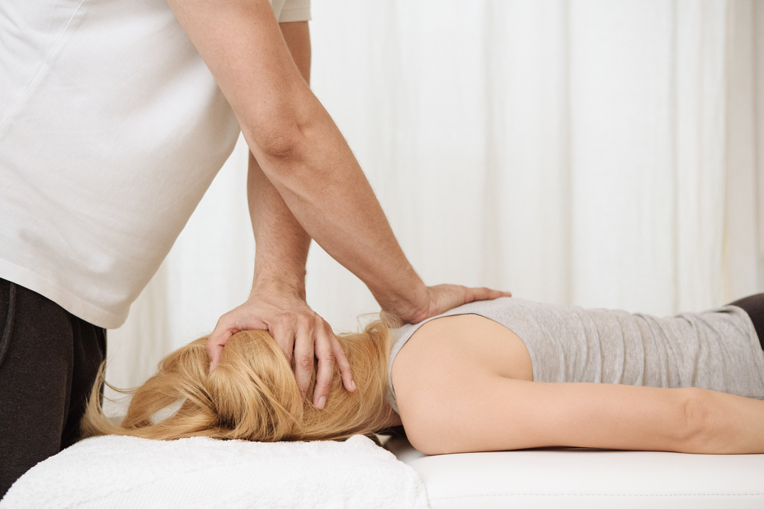 Chiropractic back and neck adjustment